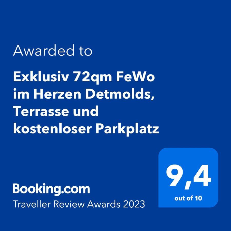 Exklusiv 72Qm Fewo Im Herzen Detmolds, Terrasse Und Kostenloser Parkplatz מראה חיצוני תמונה